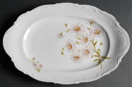 Daisy Bell 16" Oval Serving Platter