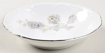 Danielle (Platinum Trim) Fruit/Dessert (Sauce) Bowl