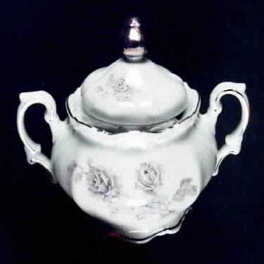 Danielle (Platinum Trim) Sugar Bowl & Lid