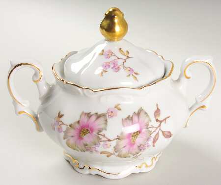 Dogwood Sugar Bowl & Lid
