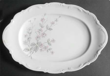Fragrance 15" Oval Serving Platter