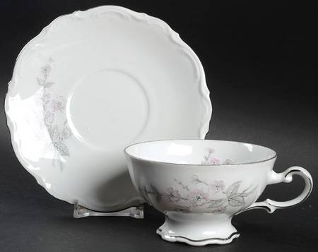Fragrance Footed Cup & Saucer Set