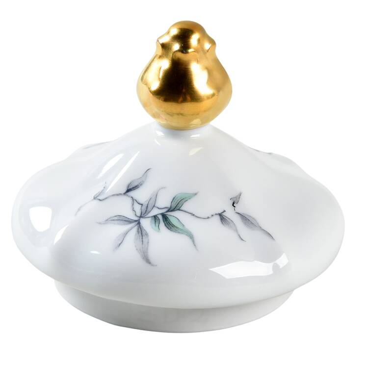 Green Ming (9901, Gold Trim) Lid for Sugar Bowl