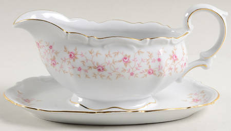 Lady Claire Gravy Boat with Attached Underplate