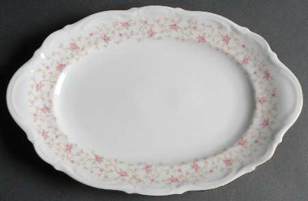 Lady Claire 12" Oval Serving Platter