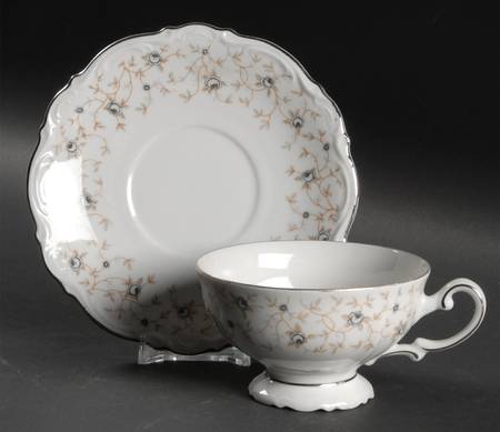 Lady Linda Footed Cup & Saucer Set