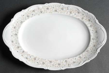 Lady Linda 14" Oval Serving Platter