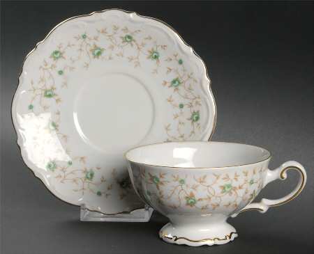 Lady Patricia Footed Cup & Saucer Set