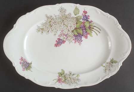 Lilac 16" Oval Serving Platter