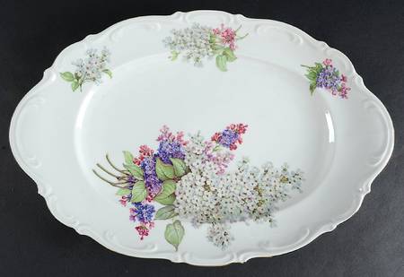 Lilac 14" Oval Serving Platter