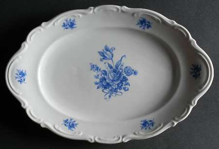 Meissen Blue 12" Oval Serving Platter