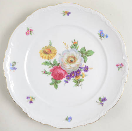 Meissen Floral Dinner Plate