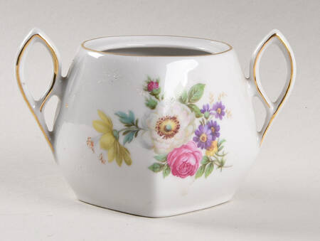 Meissen Floral Mini Sugar Bowl No Lid