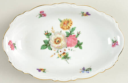 Meissen Floral Relish