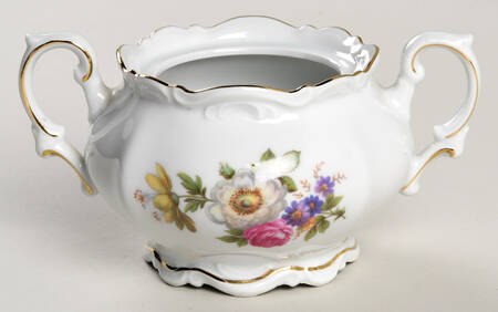 Meissen Floral Sugar Bowl No Lid