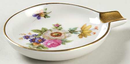 Meissen Floral Small Ashtray