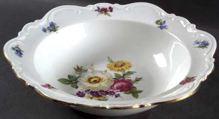Meissen Floral 9" Round Vegetable Bowl