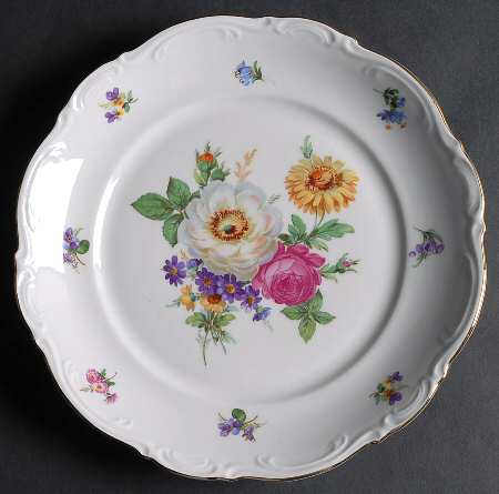 Meissen Floral Dinner Plate