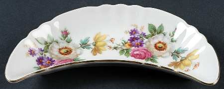 Meissen Floral Bone Dish