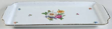 Meissen Floral Large Sandwich Tray
