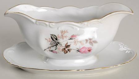 MIT1 Gravy Boat with Attached Underplate