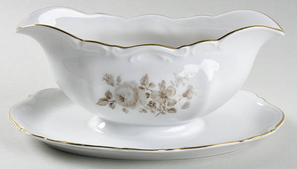 MIT17 Gravy Boat with Attached Underplate