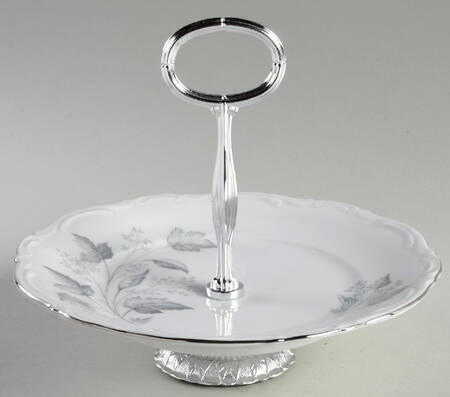Monika (Platinum Trim) 6" - 7" Tidbit (from Salad Plate) HC