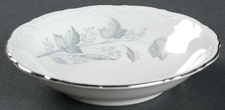 Monika (Platinum Trim) Fruit/Dessert (Sauce) Bowl
