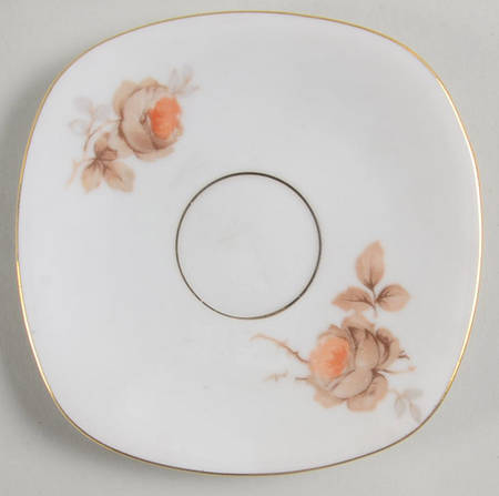 Norway Rose Saucer for Demitasse Cup