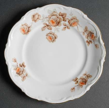 Norway Rose Salad Plate