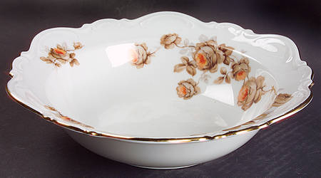 Norway Rose 9" Round Vegetable Bowl