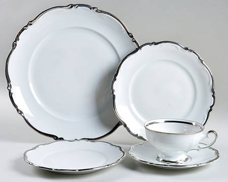 Platinum Princess 5 Piece Place Setting