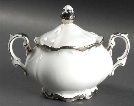 Platinum Princess Sugar Bowl & Lid