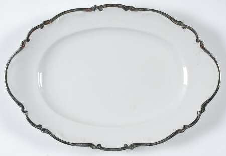 Platinum Princess 14" Oval Serving Platter