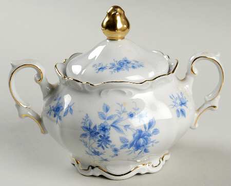 Rhapsody In Blue Sugar Bowl & Lid