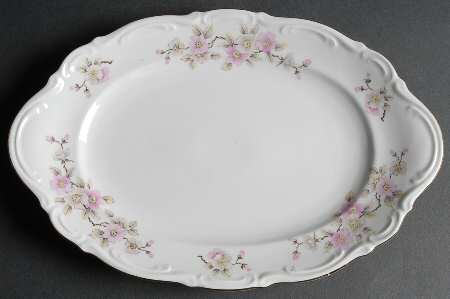 Springtime 12" Oval Serving Platter