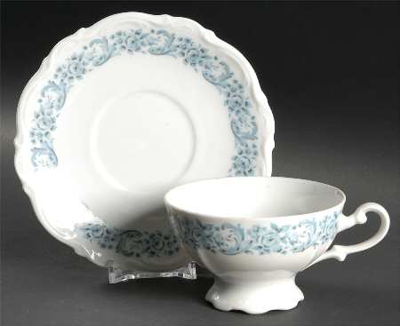 Tara Footed Cup & Saucer Set