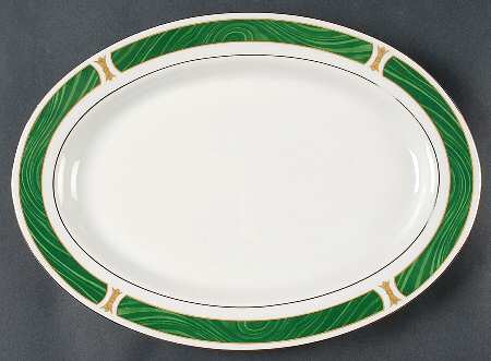Malachite 14" Oval Serving Platter