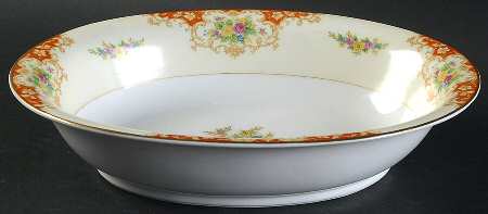 MMJ1 10" Oval Vegetable Bowl