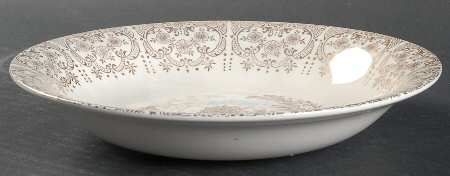 Currier & Ives (Rim, Smooth) Coupe Soup Bowl