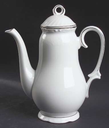 Enchantment Coffee Pot & Lid by Modern China & Table Institute