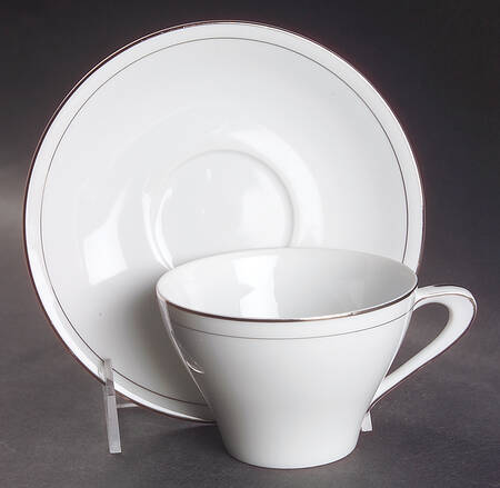 Eternally Yours Flat Cup & Saucer Set
