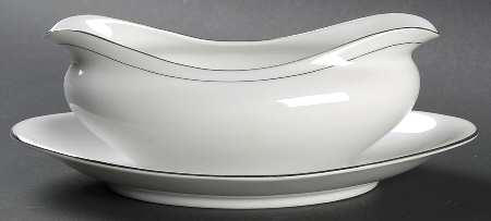 Eternally Yours Gravy Boat with Attached Underplate