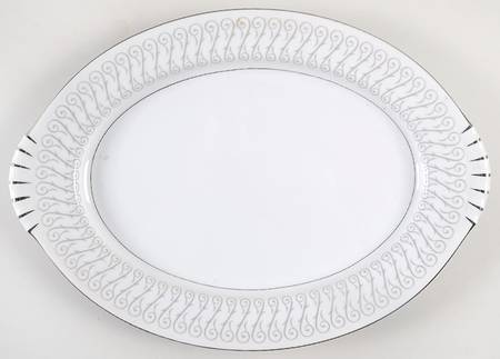 French Melody 15" Oval Serving Platter
