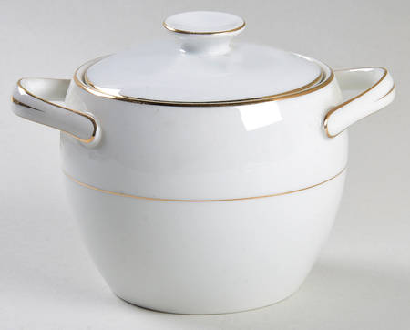 Golden Wedding Day (Smooth) Sugar Bowl & Lid