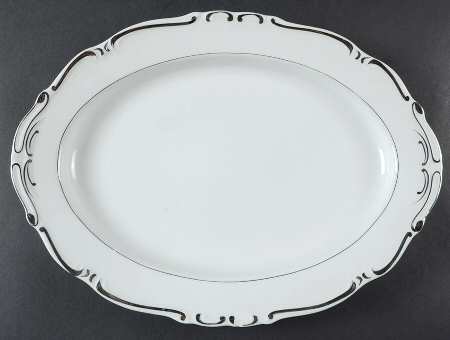 Heirloom 14" Oval Serving Platter by Modern China & Table Institute