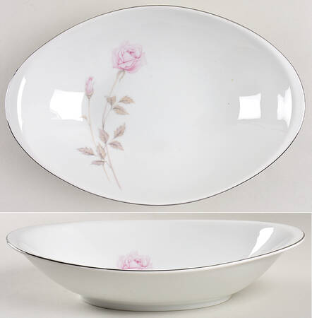 La Rose 9" Oval Vegetable Bowl