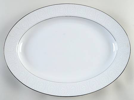 Mimosa 14" Oval Serving Platter by Modern China & Table Institute