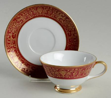 Prince George Footed Cup & Saucer Set