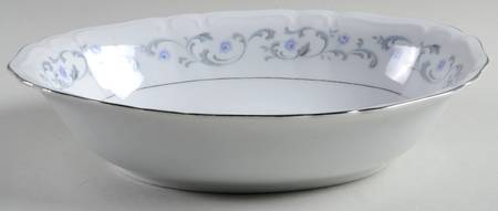Spring Romance 10" Oval Vegetable Bowl